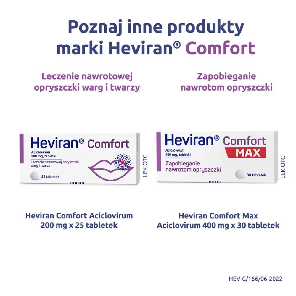 Heviran Comfort plastry na opryszczkę x 15 szt