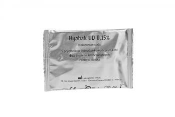 Hyabak UD krople do oczu 0,15% 0,4 ml x 30 pojemników
