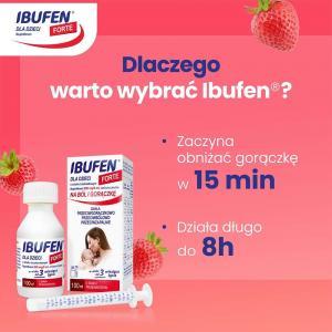 Ibufen forte 200mg/5ml zawiesina dla dzieci o smaku truskawkowym 40 ml