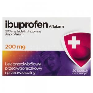 Ibuprofen aflofarm 200 mg x 20 tabl drażowanych