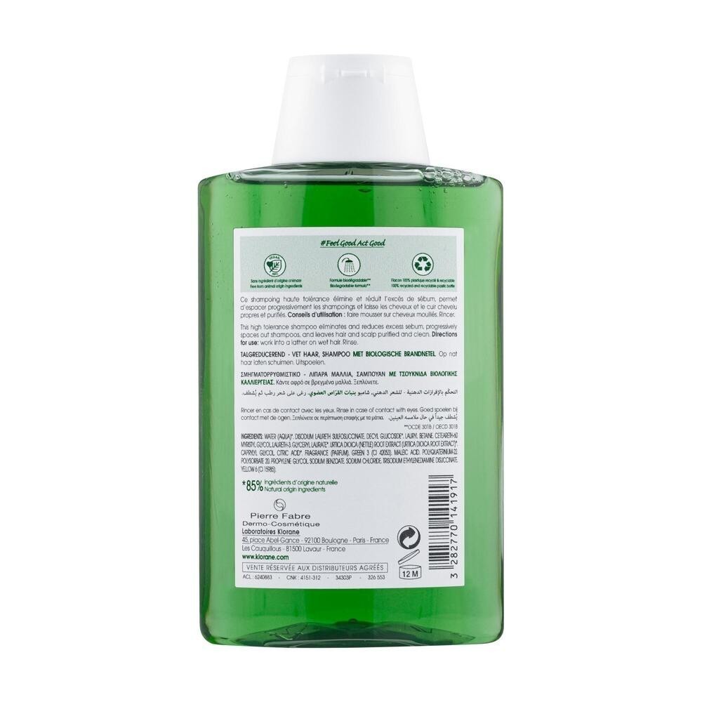 Klorane szampon z organiczną pokrzywą 200 ml