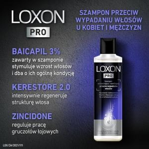 Loxon Pro szampon wzmacniająco-nawilżający przeciw wypadaniu włosów 250 ml