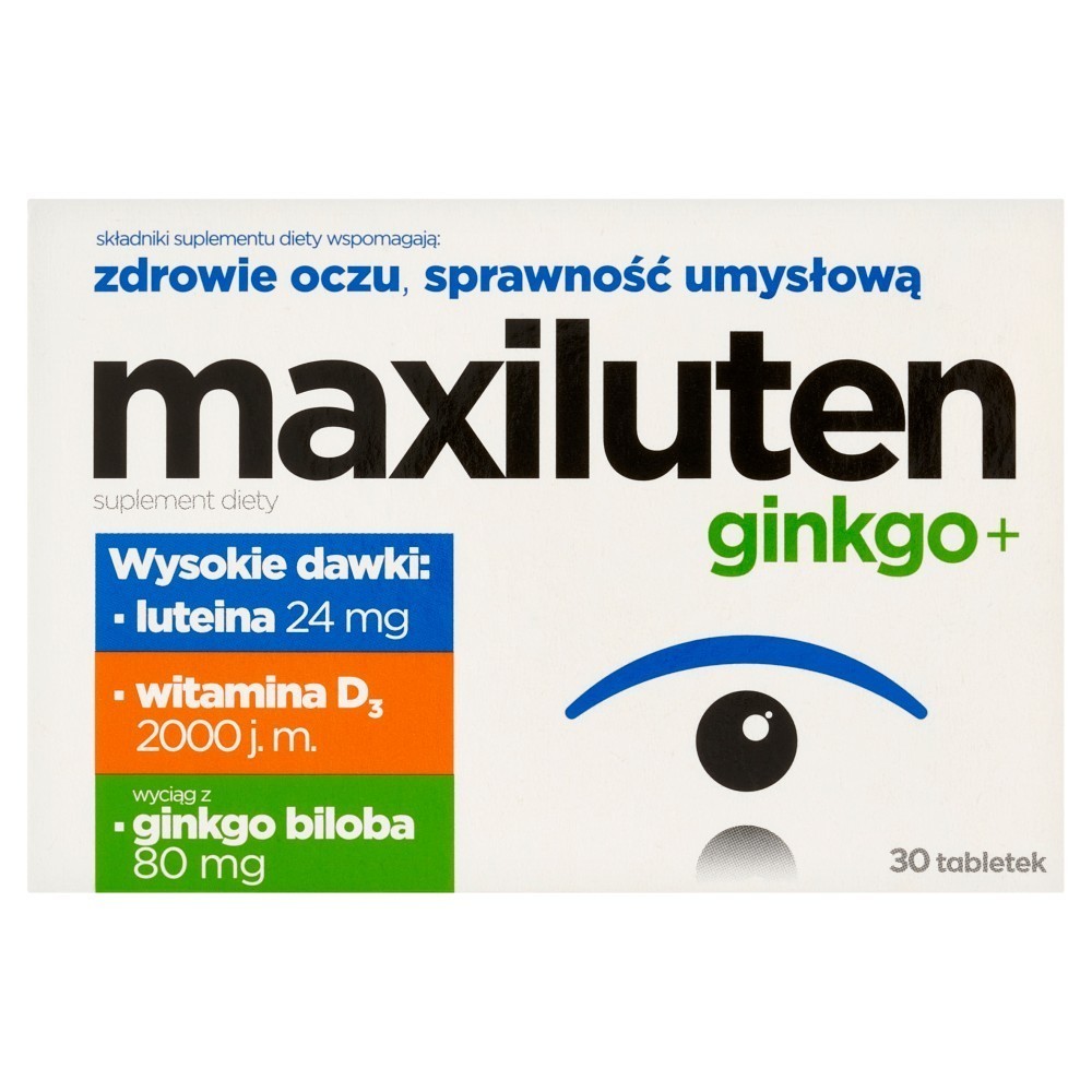 Maxiluten Ginkgo + x 30 tabl