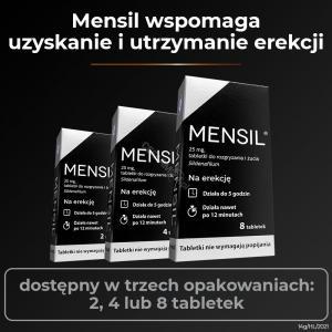 Mensil 25 mg x 4 tabl do żucia