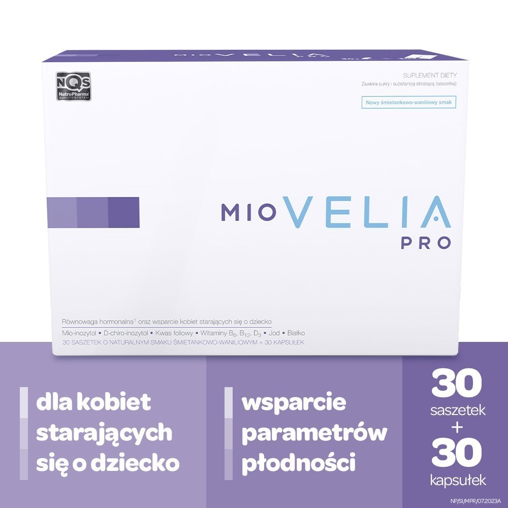 MioVelia Pro x 30 sasz + 30 kaps
