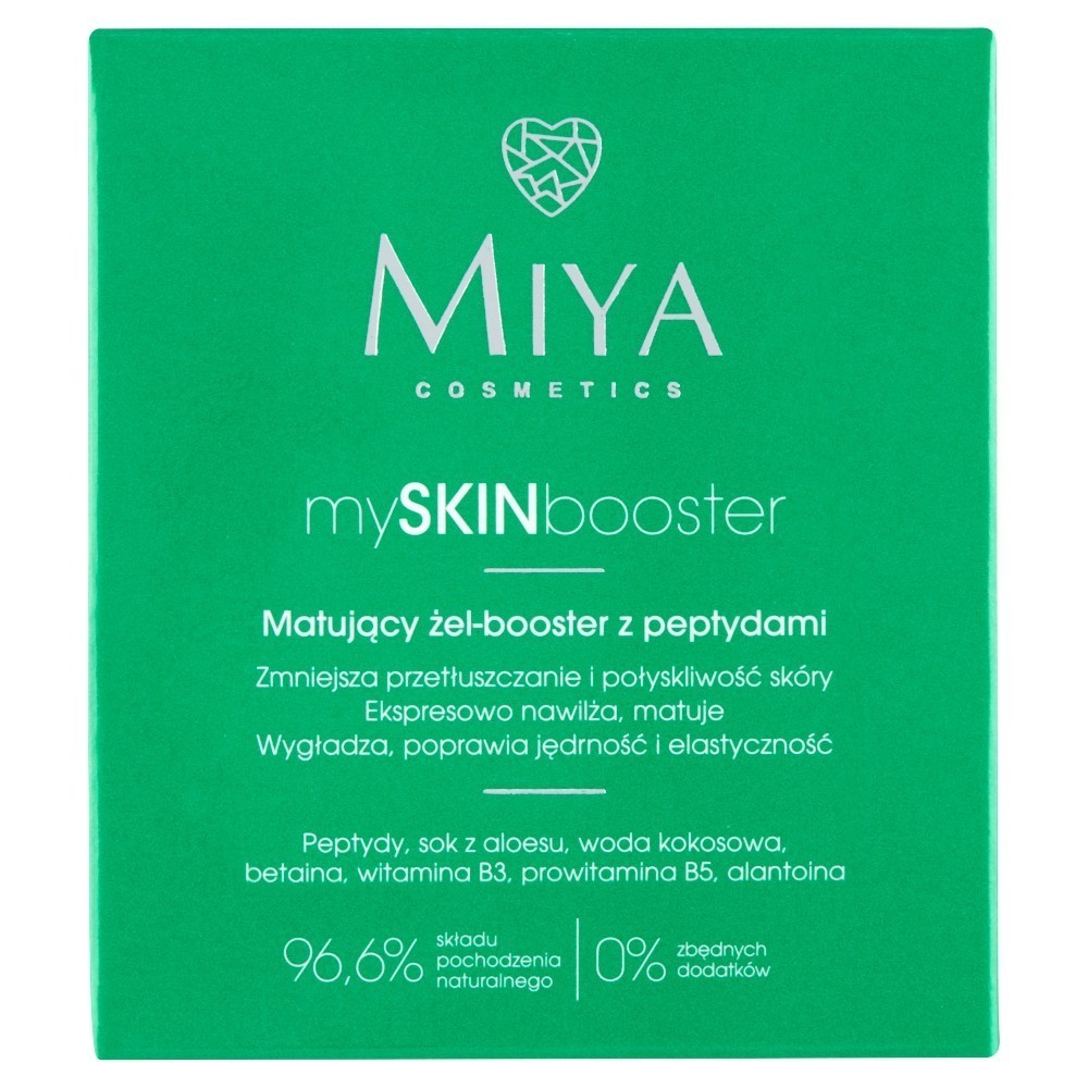 Miya Cosmetics mySKINbooster matujący żel-booster z peptydami 50 ml