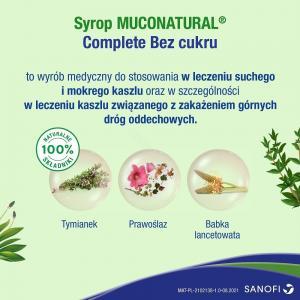 Muconatural Complete syrop bez cukru 120 ml