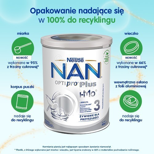 NAN Optipro Plus 3 HMO 800 g