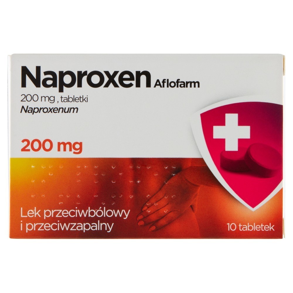 Naproxen 200 mg x 10 tabl (Aflofarm)