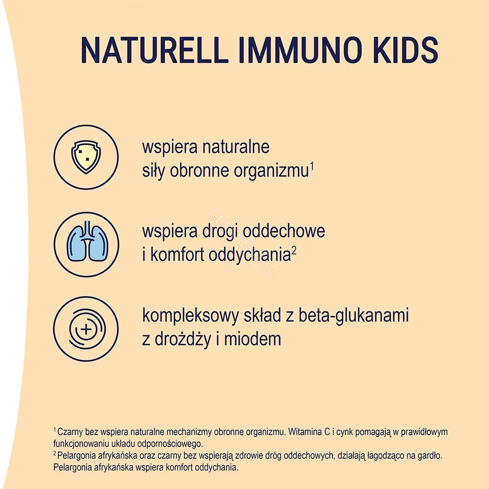 Naturell Immuno kids 3+ w dwupaku 2 x 10 saszetek