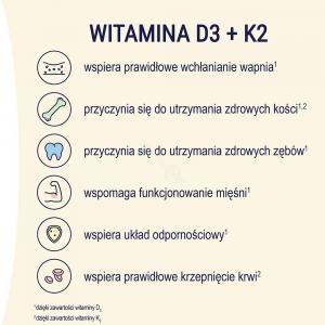 Naturell Witamina D3 + K2 MK-7 x 60 tabl do rozgryzania i żucia