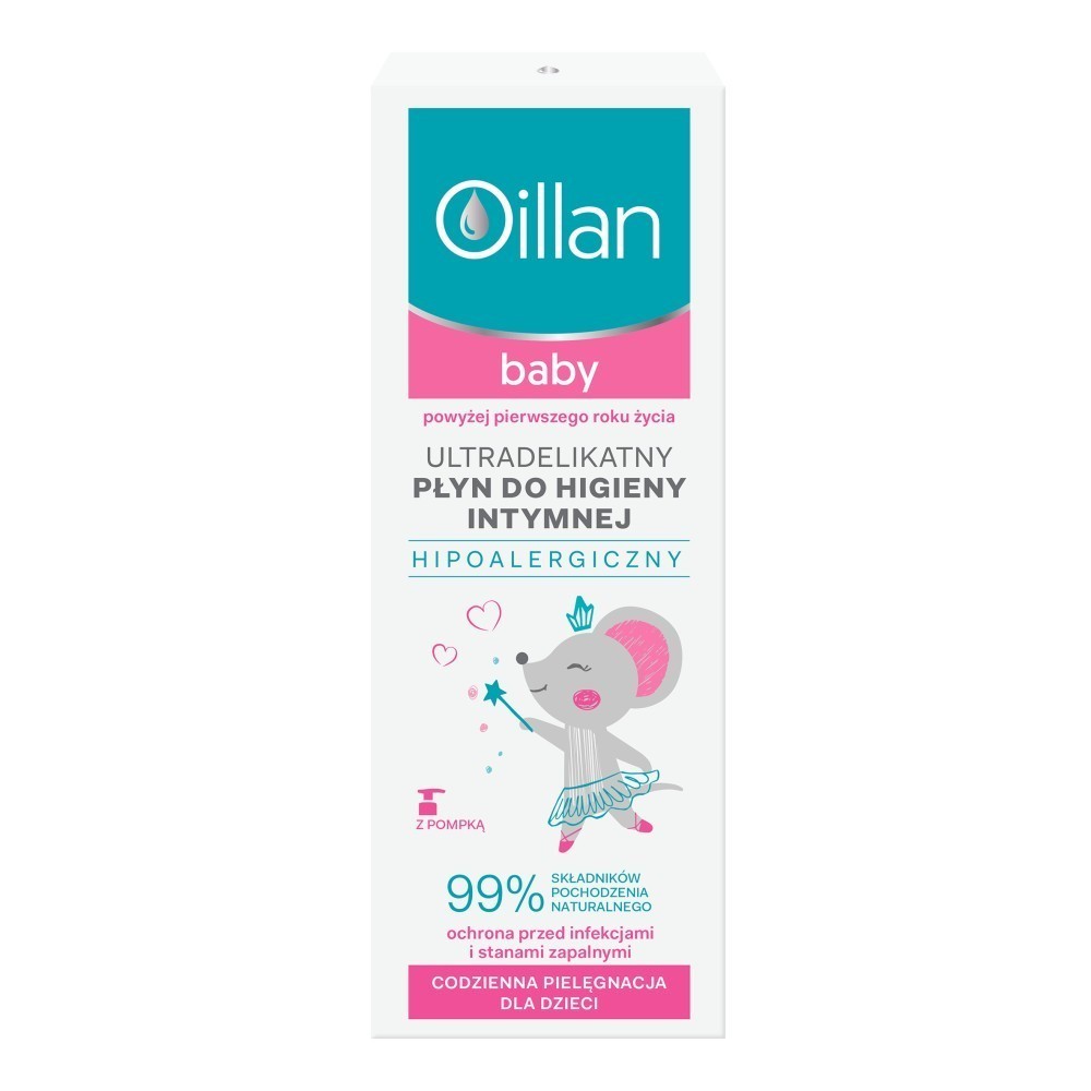 Oillan Intima Baby ultra delikatny płyn do higieny intymnej 200 ml