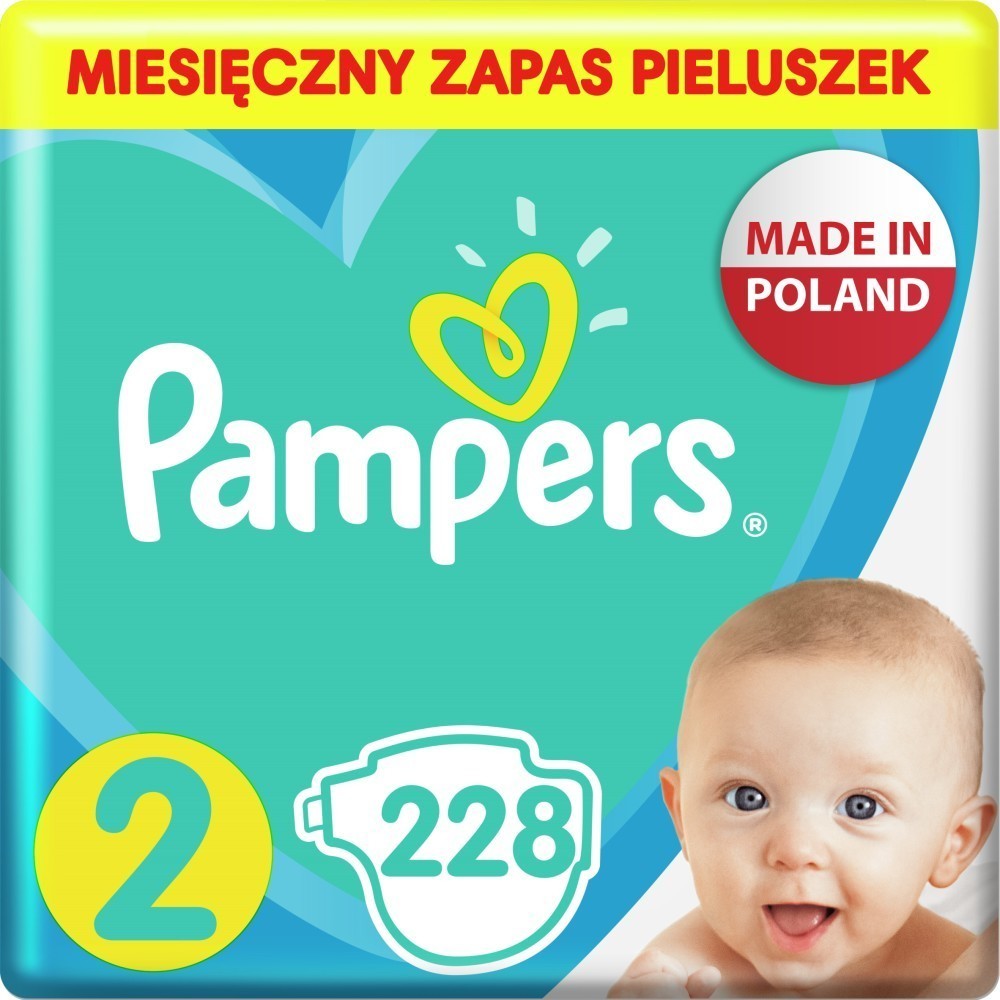 Pampers Active Baby 2 (4-8 kg) pieluchy x 228 szt