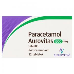 Paracetamol Aurovitas 500 mg x 12 tabl