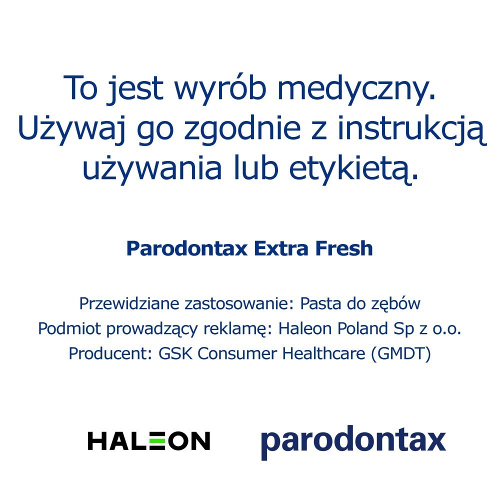 Parodontax Extra Fresh Pasta do zębów odświeżająca na krwawiące dziąsła 75 ml