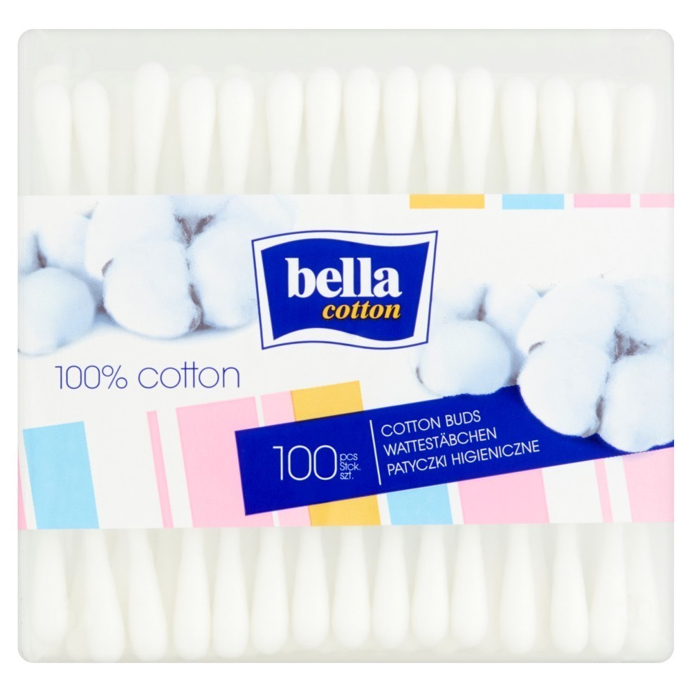 Patyczki higieniczne Bella Cotton x 100 szt (pudełko)
