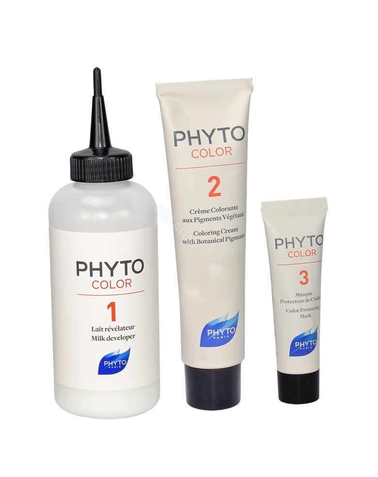 Phyto phytocolor 6.3 CIEMNY ZŁOTY BLOND farba pielęgnacyjna do włosów z pigmentami roślinnymi