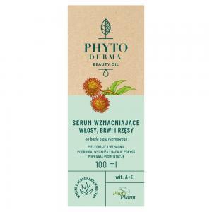 PhytoDerma Beauty Oil serum wzmacniające włosy, brwi i rzęsy 100 ml