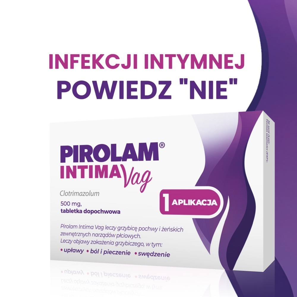 Pirolam Intima Vag 500 mg x 1 tabl dopochwowa