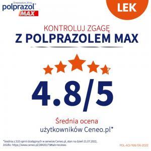 Polprazol MAX 20 mg x 14 kaps dojelitowych (blister)