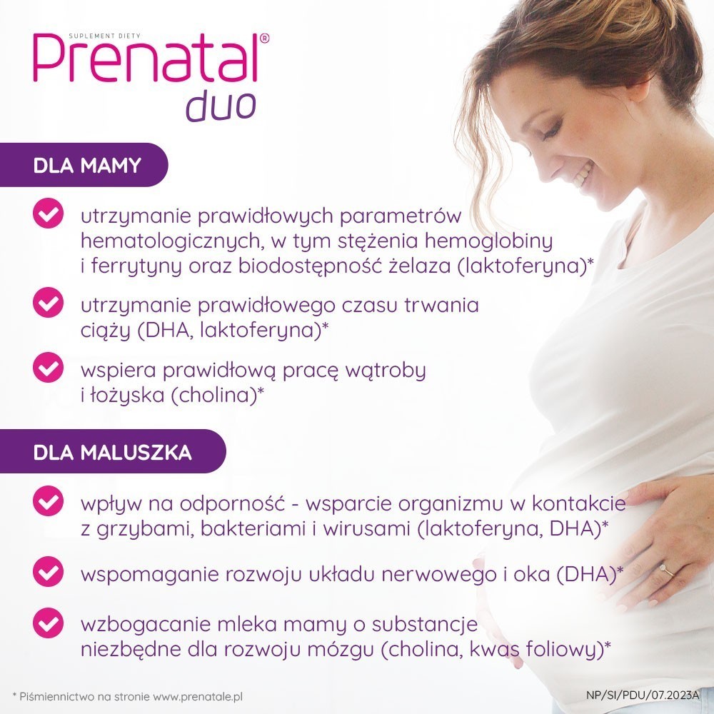 Prenatal duo (Prenatal classic 30 kaps + Prenatal dha 60 kaps)