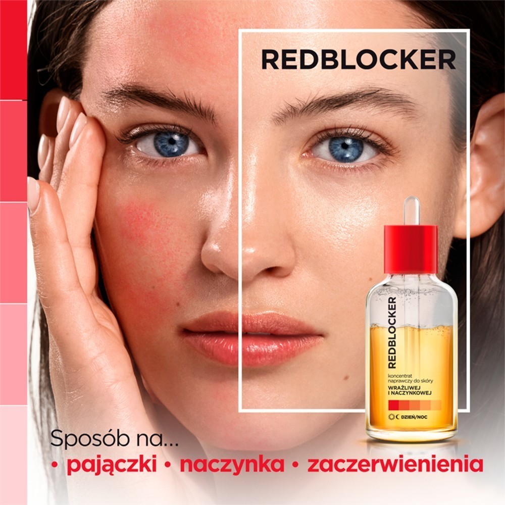 Redblocker koncentrat naprawczy do skóry wrażliwej i naczynkowej 30 ml