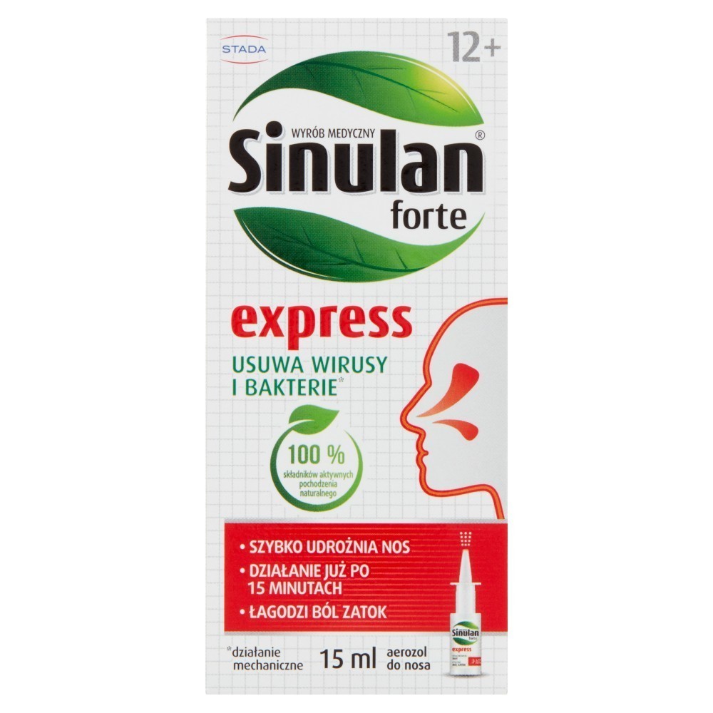 Sinulan express forte aerozol do nosa 15 ml
