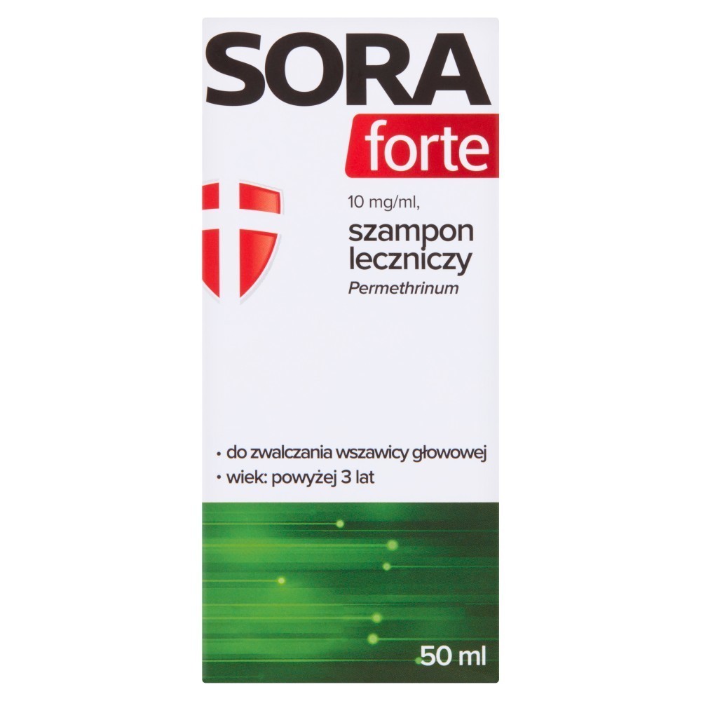 Sora forte szampon leczniczy przeciw wszawicy 50 ml