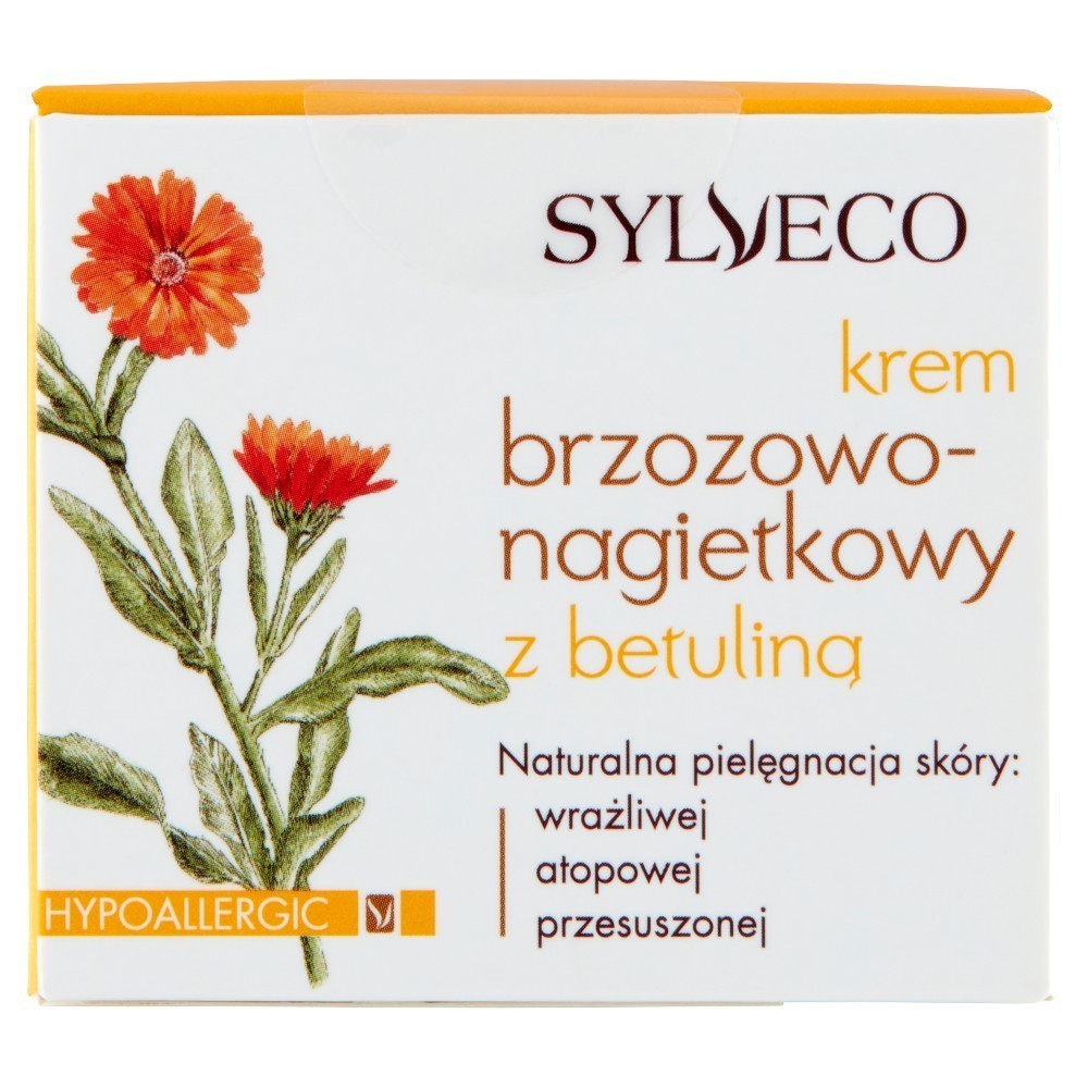 Sylveco krem brzozowo - nagietkowy z betuliną 50 ml (KRÓTKA DATA)