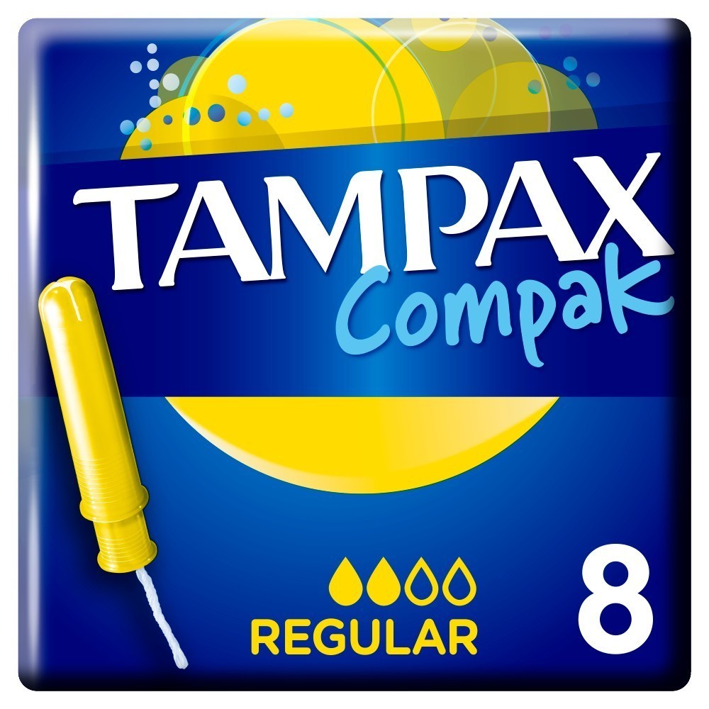 Tampony Tampax compak regular x  8 szt z aplikatorem
