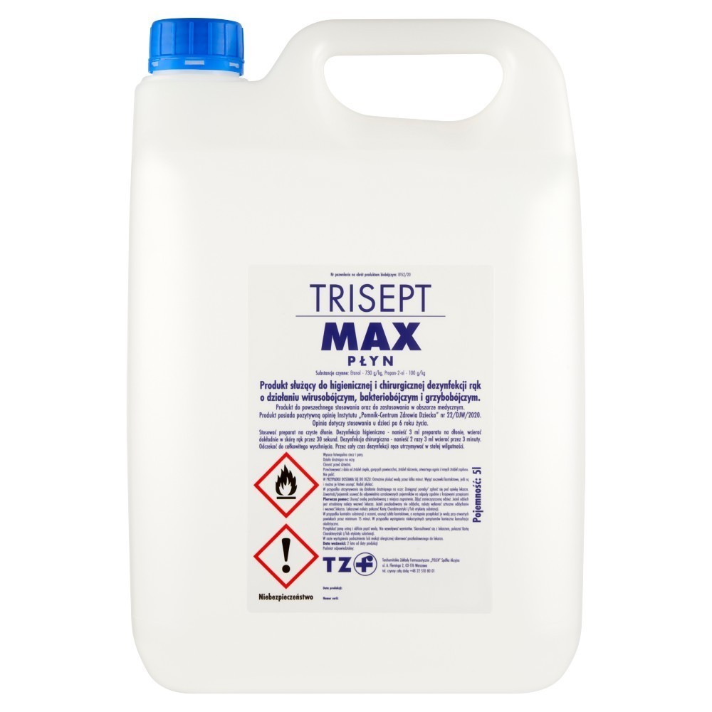 Trisept Max płyn do dezynfekcji 5 litrów
