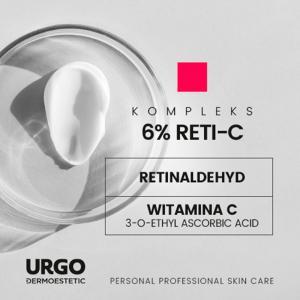 Urgo Dermoestetic Reti-Renewal odbudowująco-odmładzający krem z 6% kompleksem RETI-C na bazie retinaldehydu i witaminy C 45 ml