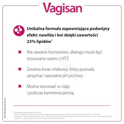Vagisan intymny krem nawilżający 25 g