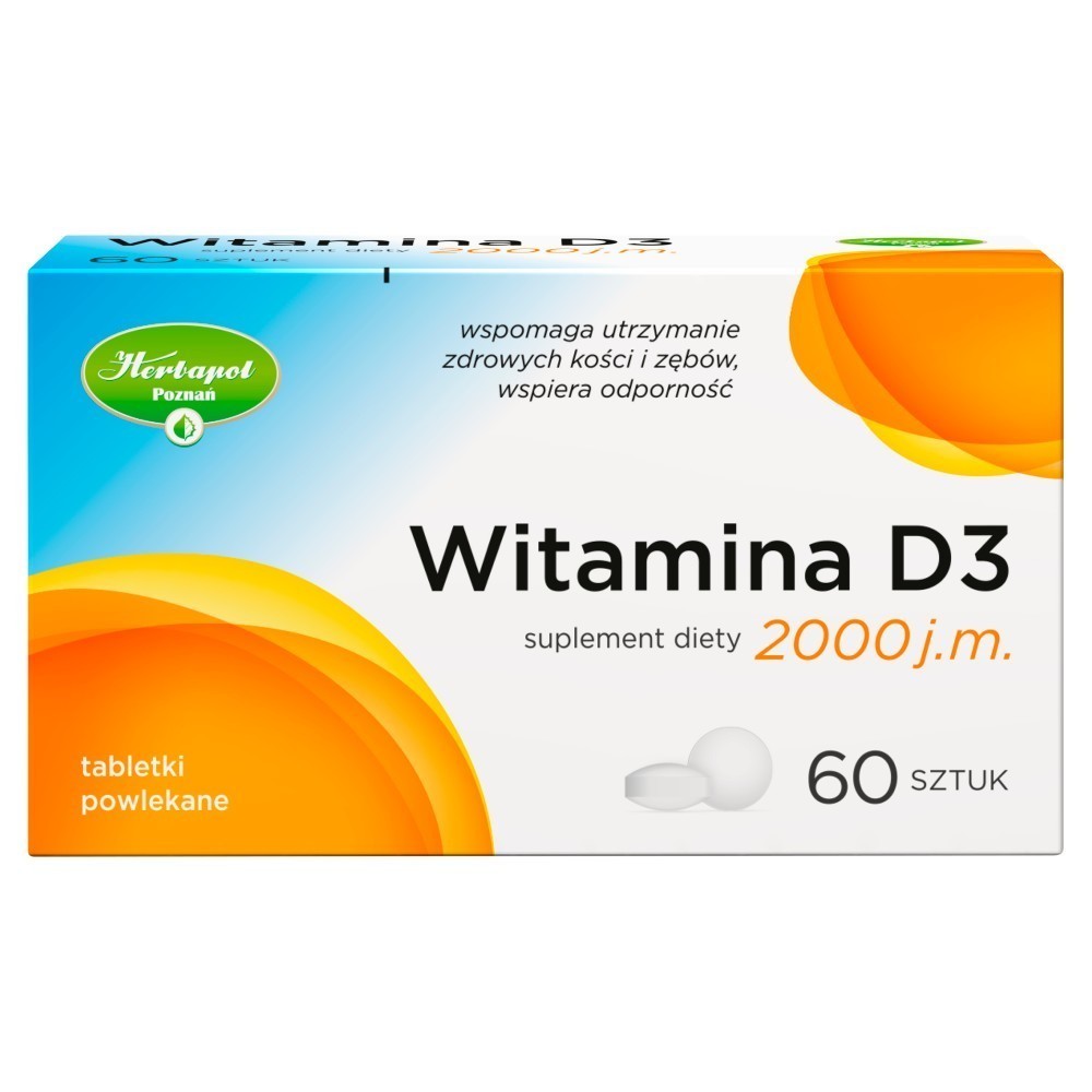 Witamina D3 2000 j.m x 60 tabletek