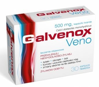 Galvenox Veno 500 mg x 30 kaps