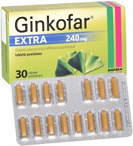 Ginkofar Extra 240 mg x 30 tabl powlekanych