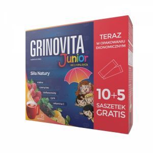 Grinovita Junior x 10 sasz + 5 sasz GRATIS!!!
