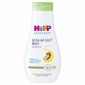HiPP Babysanft Sensitive Na dobranoc płyn do kąpieli dla dzieci od 1 dnia życia 350 ml