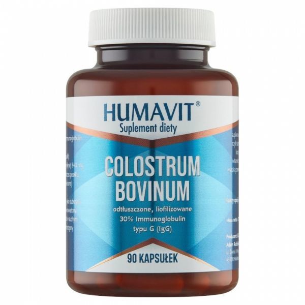 Humavit Colostrum Bovinum 30% igG (siara bydlęca) x 90 kaps