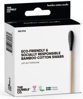 Humble Brush biodegradowalne patyczki kosmetyczne bambusowe x 100 szt (czarne)