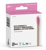 Humble Brush biodegradowalne patyczki kosmetyczne bambusowe x 100 szt (różowe)