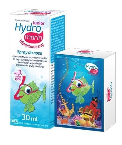 Hydromarin Junior hipertoniczny spray do nosa 30 ml + puzzle GRATIS!!!