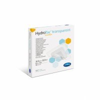 HydroTac Transparent Comfort przezroczysty opatrunek z hydrożelem 12,5 x 12,5 cm x 10 szt