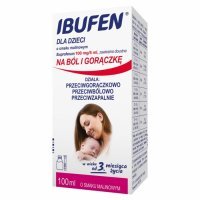 Ibufen 100mg/5ml zawiesina o smaku malinowym z dozownikiem 100 g