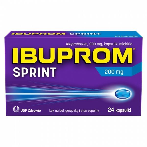 Ibuprom sprint 200 mg x 24 kaps