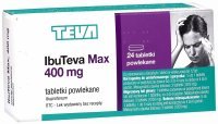 IbuTeva Max  400 mg x 24 tabl powlekane
