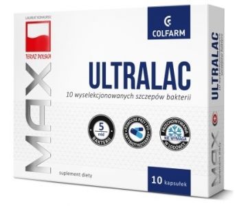 Ultralac Max Colfarm x 10 kaps