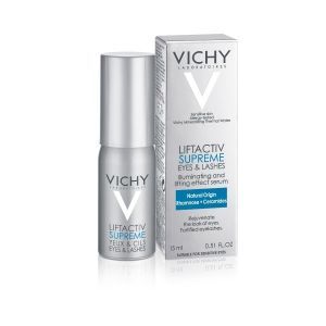 Vichy Liftactiv Supreme oczy i  rzęsy serum przeciwzmarszczkowe i rozświetlające 15 ml