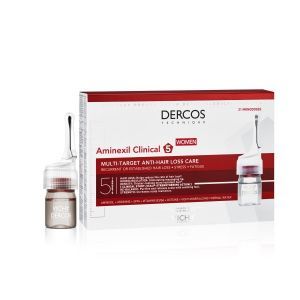 Vichy dercos aminexil clinical 5 kuracja przeciw wypadaniu włosów o kompleksowym działaniu dla kobiet x 21 amp