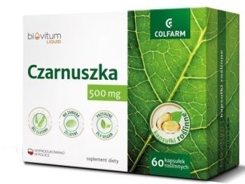 Czarnuszka Biovitum Liquid Colfarm x 60 kaps